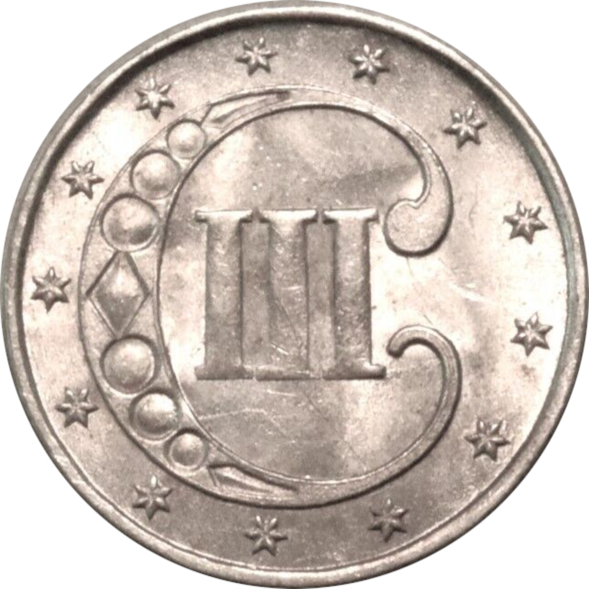 1851-3CS-Three-Cent-Silver-#3